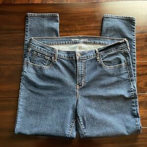 Old Navy Women's Straight Leg Blue Jeans